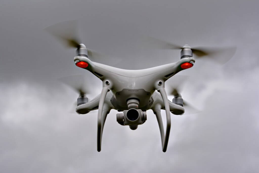 Camera mounted drone