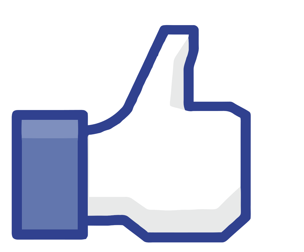 Facebook thumbs up logo
